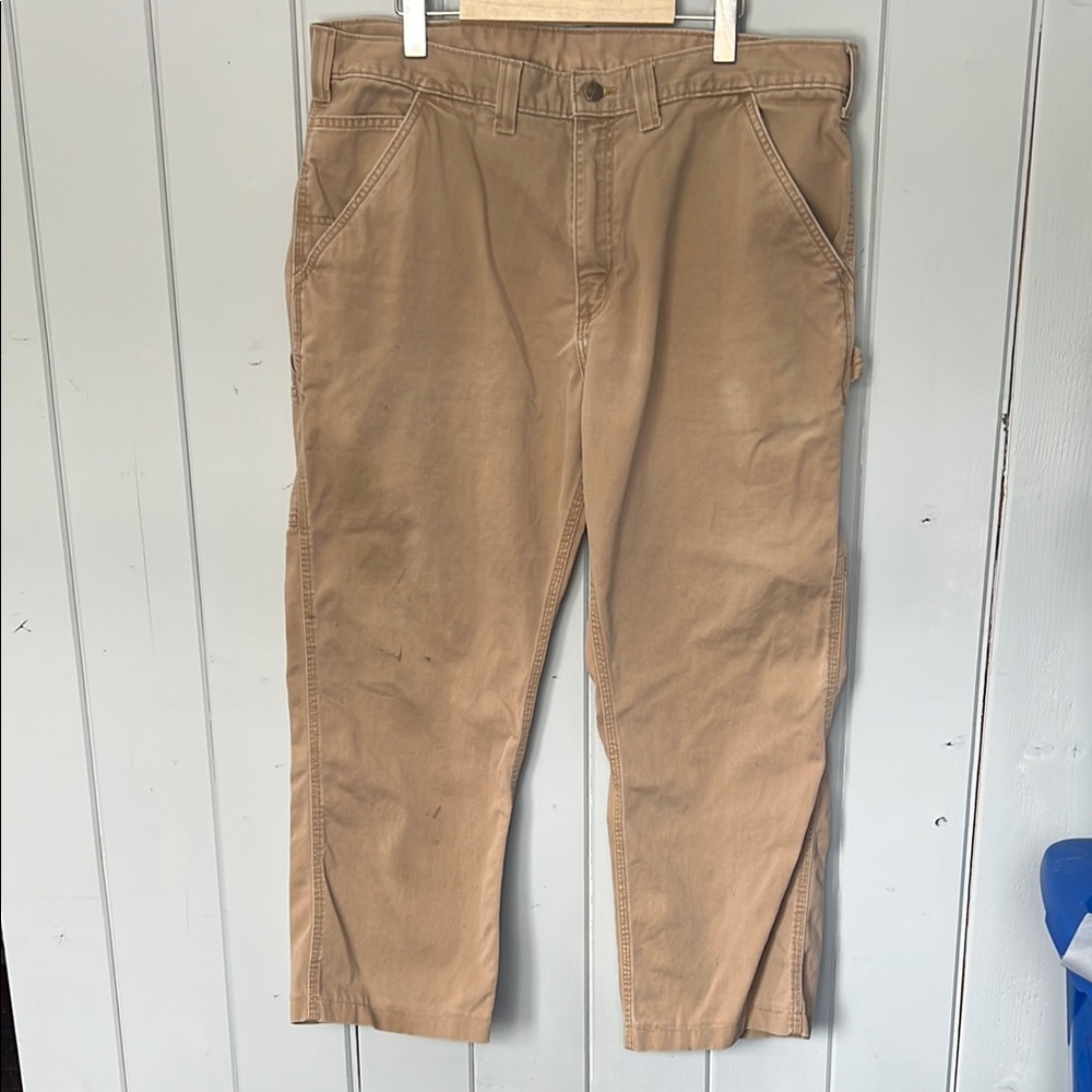 CARHARTT B324 MENS RELAXED FIT TWILL UTILITY WORK PANT 38 x 26